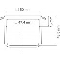 BAC D'ETAMAGE VERSION STD DIM. 50X50 POUR BAIN FX301B