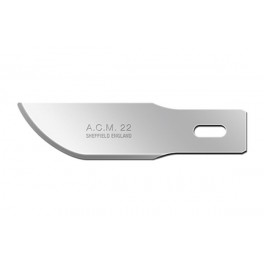LAMES DE SCALPEL ACM22SM POUR HANDLE1 HANDLE2 ET HANDLE5 PAQUET 5 LAMES LAMES DE SCALPEL ACM22SM POUR HANDLE1 HANDLE2 ET HANDLE5 PAQUET 5 LAMES