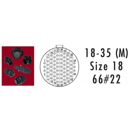 CONNECTEUR PCB ROUGE 66 CONTACTS PIN AWG 20 CONNECTEUR PCB ROUGE 66 CONTACTS PIN AWG 20