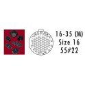 CONNECTEUR PLUG ROUGE 55 CONTACTS SOCKET AWG 22