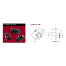 CONNECTEUR FLANGE RECEPTACLE VERT 5 CONTACTS SOCKET AWG 23 CONNECTEUR FLANGE RECEPTACLE VERT 5 CONTACTS SOCKET AWG 23