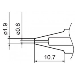 BUSE TYPE N D.0.6MM POUR FM2024 BUSE TYPE N D.0.6MM POUR FM2024