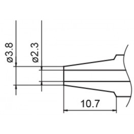 BUSE TYPE N D.2.3MM POUR FM2024