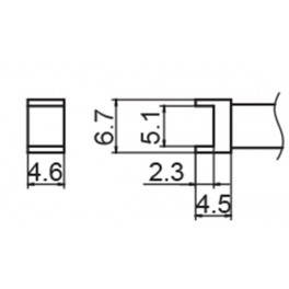 PANNE TUNNEL 5.1X4.6 POUR FM203/FX951/FM2027/FM2028 PANNE TUNNEL 5.1X4.6 POUR FM203/FX951/FM2027/FM2028