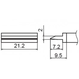 PANNE TYPE SPATULA 21.2 POUR FM203/FX951/FM2027/FM2028 PANNE TYPE SPATULA 21.2 POUR FM203/FX951/FM2027/FM2028