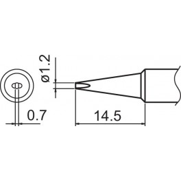 PANNE TOURNEVIS 1.2 POUR FX888/FX8801/FX8803/FX8802/B3662