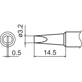 PANNE TOURNEVIS 3.2 POUR FX888 ET FX8803