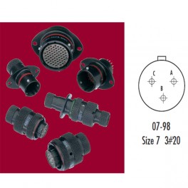 CONNECTEUR RECEPTACLE ROUGE 3 CONTACTS SOCKET AWG 20 CONNECTEUR RECEPTACLE ROUGE 3 CONTACTS SOCKET AWG 20