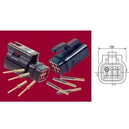 CONNECTEUR PLUG VERT 6 CONTACTS PIN AWG 22 CONNECTEUR PLUG VERT 6 CONTACTS PIN AWG 22