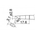 PANNE TYPE 2.8BC (350°) BLANC POUR FX100