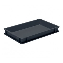 BAC RAKO NOIR DIM.EXT. 600X400X75MM BAC RAKO NOIR DIM.EXT. 600X400X75MM