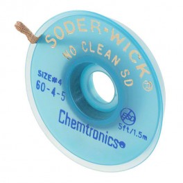 TRESSE A DESSOUDER NO CLEAN 2,8MMX1,5M BLEU /25PCS TRESSE A DESSOUDER NO CLEAN 2,8MMX1,5M BLEU /25PCS