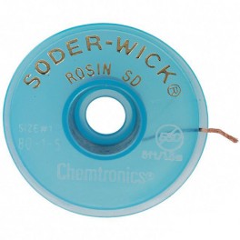 TRESSE A DESSOUDER FLUX ROSIN 0,8MMX1,5M BLANC /25PCS TRESSE A DESSOUDER FLUX ROSIN 0,8MMX1,5M BLANC /25PCS