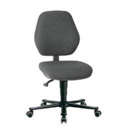 CHAISE LABORATOIRE BASIC 2 SUR ROULETTES CONTACT PERMANENT CUIR SYNTH. SKAI NOIR OU TISSU DUOTEC DE COULEUR CHAISE LABORATOIRE BASIC 2 SUR ROULETTES CONTACT PERMANENT CUIR SYNTH. SKAI NOIR OU TISSU DUOTEC DE COULEUR