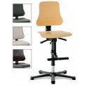 CHAISE PRODUCTION SOLITEC 3 PIVOTANT SUR PATINS AVEC MARCHEPIED HAUTEUR D'ASSISE 600 - 875MM