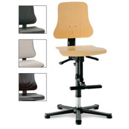 CHAISE PRODUCTION SOLITEC 3 PIVOTANT SUR PATINS AVEC MARCHEPIED HAUTEUR D'ASSISE 600 - 875MM