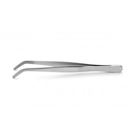 BRUCELLE DURE 140MM TRES DURE LISSE COURBEE POINTES ET PRISE STRIEES BRUCELLE DURE 140MM TRES DURE LISSE COURBEE POINTES ET PRISE STRIEES